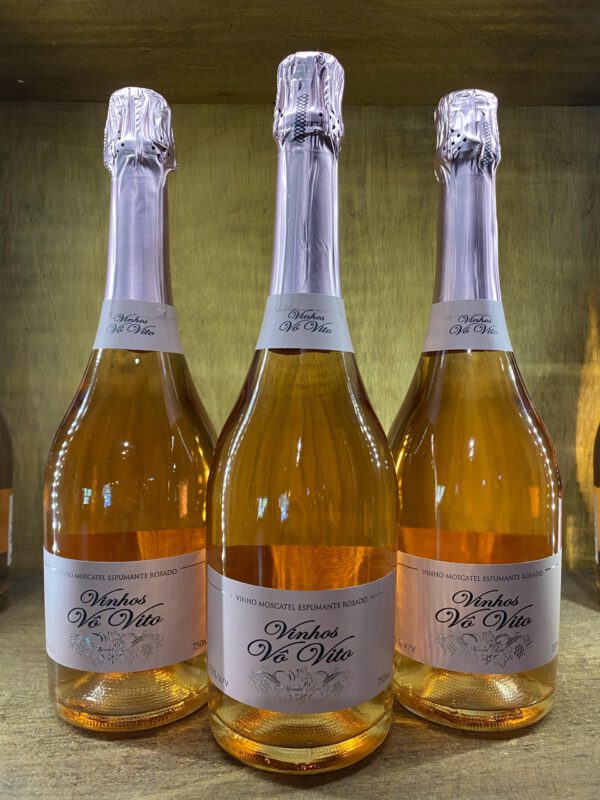 Kit 3 garrafas de Espumante Moscatel Rosado (Suave)