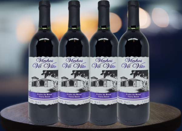 Kit com 4 garrafas Tinto Seco